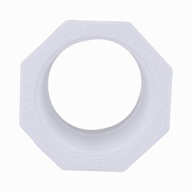 Charlotte Pipe 1-1/2" X 1-1/4" Reducer Bushing Pipe Fitting - (Male Pipe Thread x Female Pipe Thread) Schedule 40 PVC Durable and Easy to Install for Home or Industrial Use (Single Unit)