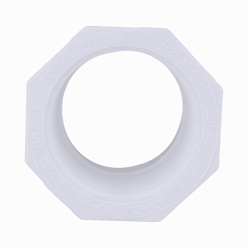 Charlotte Pipe 1-1/2" X 1-1/4" Reducer Bushing Pipe Fitting -