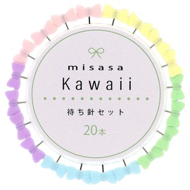 Misasa Kawaii Waiting Needle Ribbon, 20 Pieces, No. 8133