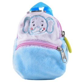 Kögler Friends2Go 75785 Plush Elephant Nyro in Plush Backpack, Approx. 12.5 cm Large Cute Plush Toy in Practical Backpack
