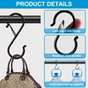 GZLFH Pack of 20 S-Shaped Hooks, S Hooks, Multifunctional Anti-Drop