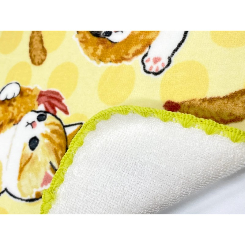 Marushin 0835003100 Mini Towel, Moff Sand, Puripuri, Mini Towel, Approx.