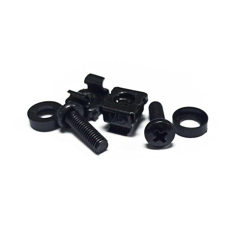 Monoprice M6 x 16mm Server Rack Mount Cage Nuts, Screws