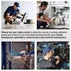 Sharp-tec PVC Pipe Cutter 0-32mm, Ratchet Plastic Pipe Cutter with