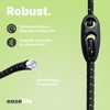 Set of 4 Tension Ropes for Attaching Warning Boards, Rubber