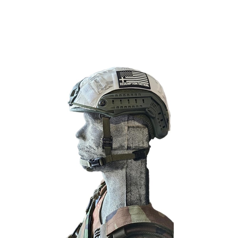 Redemption Tactical Fast PJ Helmet Cover (White Alpine OCP Camo,