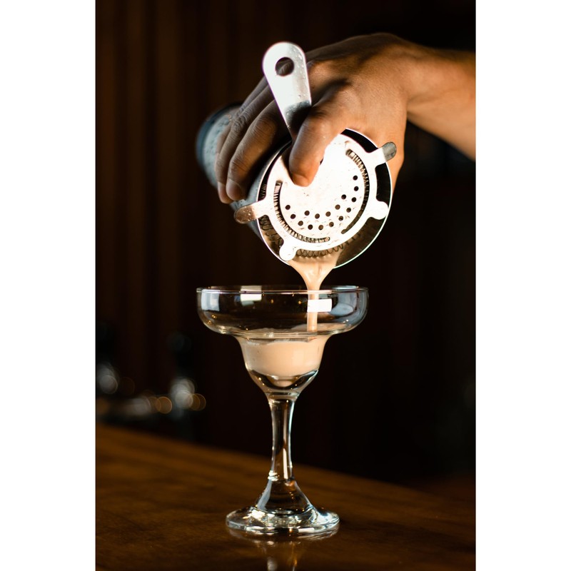 Cocktail Strainer Stainless Steel Bar Strainer Professional 4 Prong Strainer