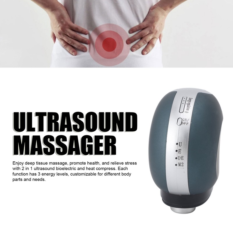 2 in 1 Ultrasound Massager Machine Deep Tissue Massage 3