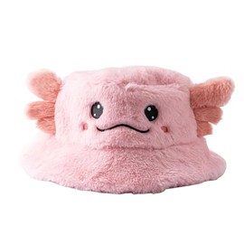 Bucket Hat Embroidery Cute Animal Hat for Men Women Soft Fluffy (CA/US, Alpha, Medium, Large, Pink)