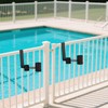 BOXOB 2pcs Pool Pole Hangers, Heavy-Duty Pool Equipment Hooks for