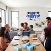 Happy Fathers Day Banner, Fathers Day Decor Pre Strung Glitter