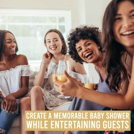 Hadley Designs Greenery Baby Shower Games Género neutro – 2 juegos de doble cara, 25 que conoce a mamá el mejor juego de baby shower para jugar, 25 tarjetas de predicción y consejos de bebé, juegos de revelación de género para invitados