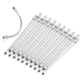 20 Packs Flexible Nozzle Extensions 5.9 Inch, Brass Mist Rod for Outdoor Misting System, Bendable Copper Extended Pole 10/24 UNC for Outdoor Cooling, Garden, Nozzle Extension, Humidification, Landscap