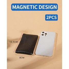 HSIXHAF Women's Small Purse, Leather Mini Purse, Small Purse, Coin Purse, Coin Purse, Coin Purse, Key Case, Woman Wallet, Mini Purse for Women (Blue Pink), black