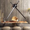 ERMMZHZW Sword Hanger,Sword Wall Mount,Axe Holder,Acrylic sword display stand,The sword