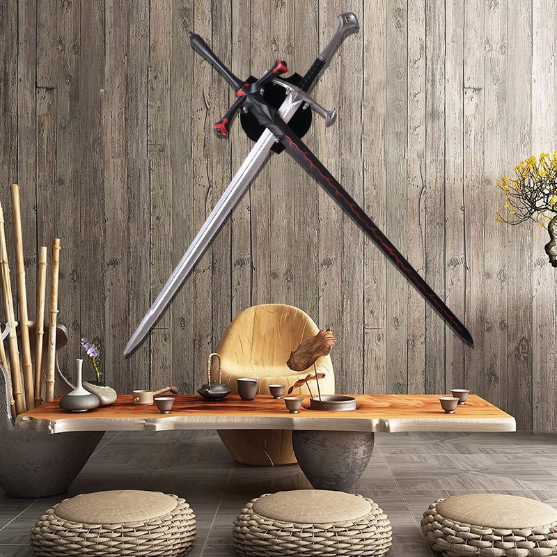 ERMMZHZW Sword Hanger,Sword Wall Mount,Axe Holder,Acrylic sword display stand,The sword
