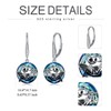 LILALO Jack Skellington Earrings Sterling Silver Crystal Jack and Sally