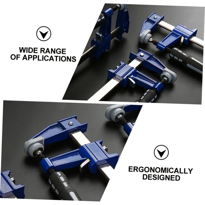 Gatuida Heavy Duty Clamp for Woodworking Ergonomic Grip Design Quick
