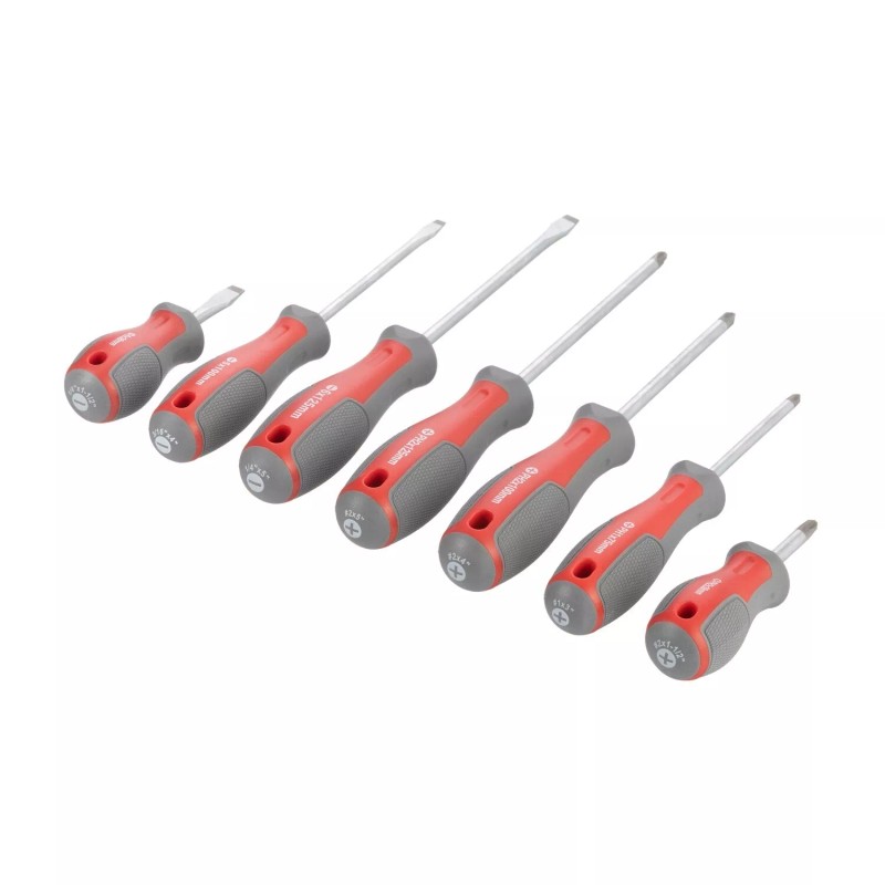 INTERTOOL 58-Piece Magnetic Screwdriver Set with Bits and Case VT08-3358