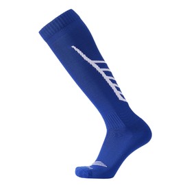 Laulax Men's Coolmax Performance Football Socks, Adult Size UK 7-11/Europe 41-46, Patterned Blue