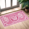 Pink Money Rug Cool Rugs for Bedroom Entrance Bathroom 2