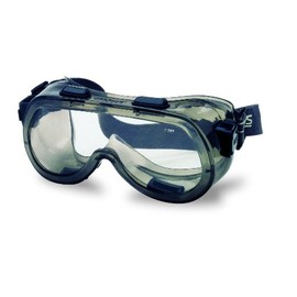 MCR Safety 2400 Verdict Polyvinyl Chloride Strap Safety Goggle with Smoke Frame and Clear Lens, 1-Pair
