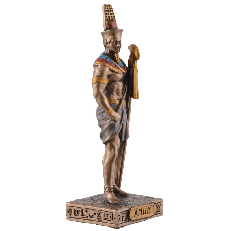 VOGLER Joh. Vogler GmbH Egyptian God Amun Miniature Bronze Coloured