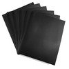 Easykart Plastic Folders with Pockets - (Black, 6 Pack), 2