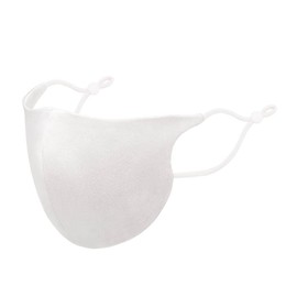 DISANGNI Natural Mulberry Silk Face Mask Soft,Breathable,Fashionable, Reusable, Sunscreen, Dustproof, Beauty Care, 2 Pack (White (contains 2 pieces))