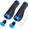 TOPCABIN 1 Pair of Bicycle Grips, Two Ends Screw Grips,