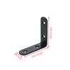 Rannb Corner Brace 2.56" x 2.56" L Brackets Black Right