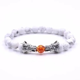 Pulcera Dragon Edicion Turquesa Blanco                                                                                                                