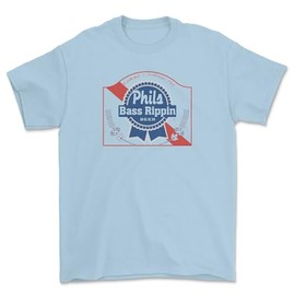 Company Inspired Phil Lesh Bass Rippin' Beer T-Shirt Parody Tour (Light Blue, X-Large)