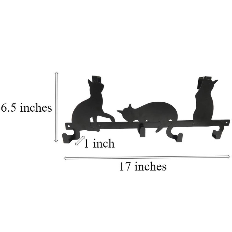 Evelots Over The Door 4 Hook Towel/Coat Rack Hanger Organizer,