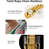 Supcare 14k Gold Chain for Men Gifts Jewelry for Men