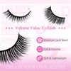 FADLASH False Eyelashes 10 Pairs Faux Mink Lashes Wispy Fake