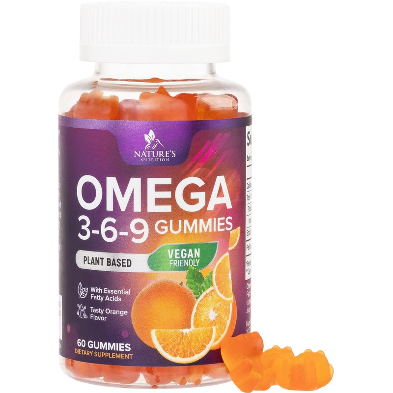 Omega 3 6 9 Gummies - Vegan Omega 3 Supplement