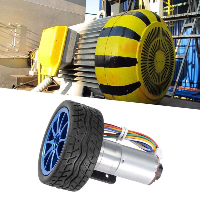 DC12V DIY Encoder Gear Motor for Smart Car Robot with