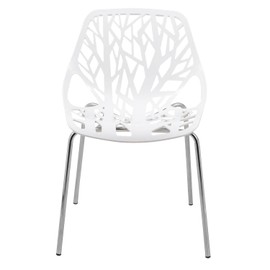 HomeStock Artisanal Abode Modern Dining Chair - 31" H x 21" W x 22" D, Unique Cut-Out Design, Perfect for Minimalist Dining Spaces!
