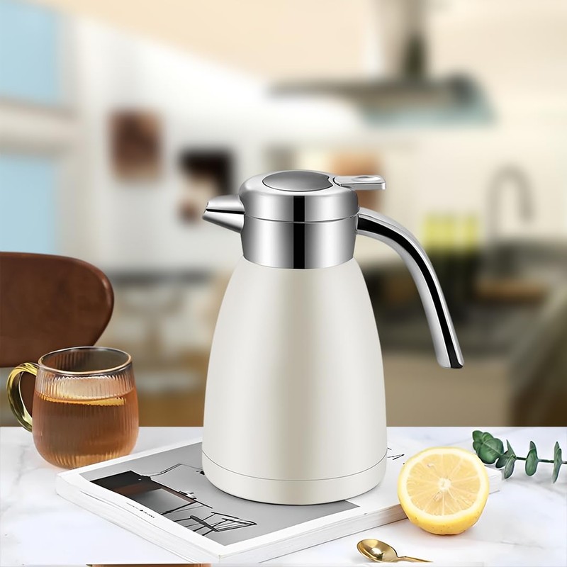 SOGA 1.2L Stainless Steel Water Bottle Insulated Vacuum Flask Coffee
