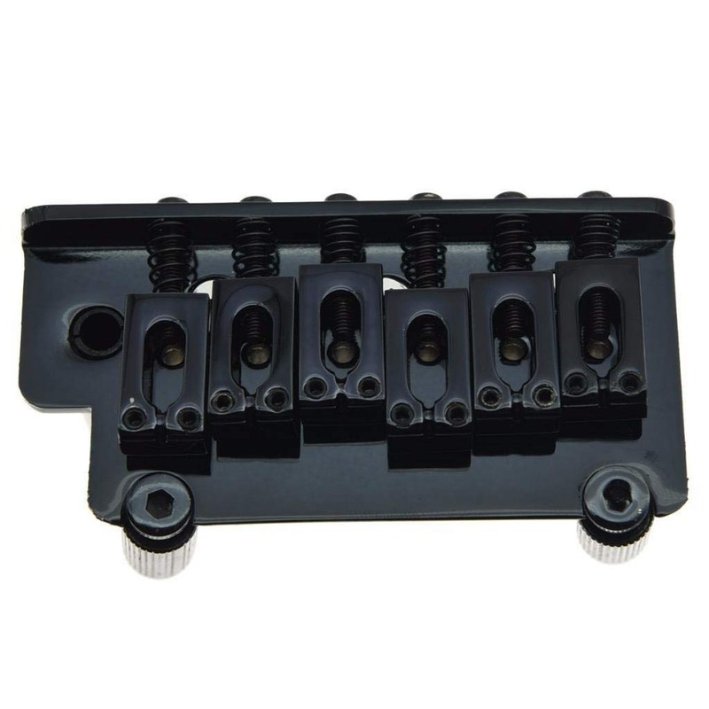 KAISH Black 2 Point ST Strat Style Guitar Tremolo Bridge