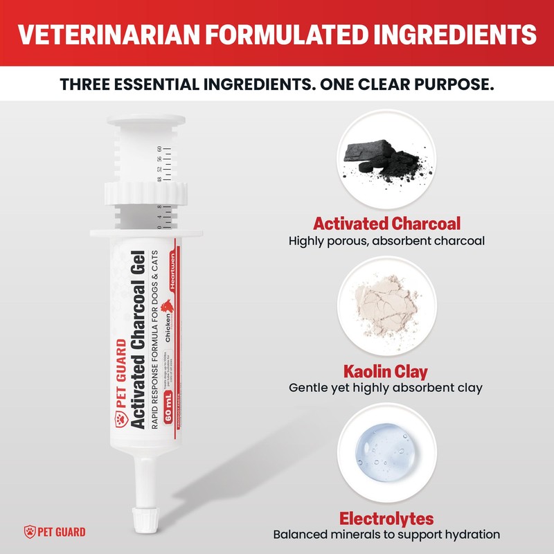 Heartwen Activated Charcoal for Dogs & Cats (60 mL) |