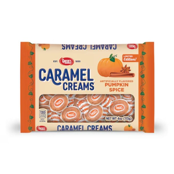 Pumpkin Spice Caramels, Limited Edition, 8oz (2 Pack)