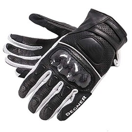 DEGNER Riding Mesh Leather Gloves / RIDING MESHLEATHER GLOVES White L TG-56M