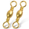Fishing Barrel Swivels Saltwater Swivel - 60pcs-120pcs Copper Fish Swivels