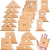 GlikCeil 20 Pieces Pottery Ribs Pottery Tools Pottery Foot Shaper