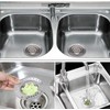 VONRUSS-UK Stainless Steel 2Pcs Kitchen Sink Strainer Plug Standard Dual