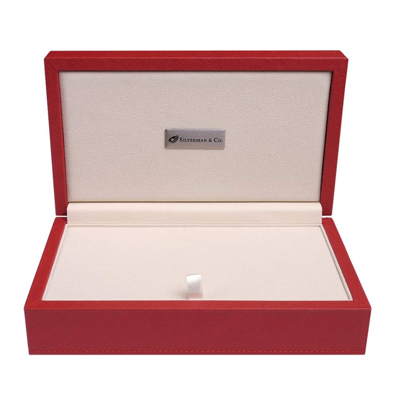 Silverman & Co. Double 6 Large Black Domino Set -