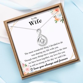 ACOGVN Gifts for Wife, Mothers Day Gifts Christmas Valentines Day Easter Birthday Gifts Stocking Easter Basket Stuffers Necklace Jewelry Gifts for Wife from Husband