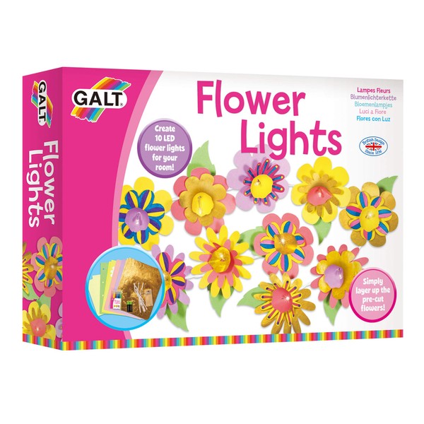 Galt Toys, Flower Lights, Kids' Craft Kits, Ages 7 Years Plus